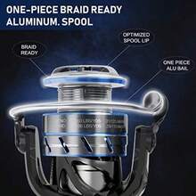 Tempo Apex Spinning Reel, Ultralight Premium Magnesium Body, Super Smooth Fishing Reel with 10 + 1 BB, Powerful and Durable Reel with Strong 39lb MAX Carbon Fiber Drag(N-apex 4000) - Multicolor - Ver 7