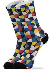 Athletic Socks - Colored Geometry - View 13