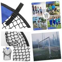 portera de ftbol Entrenamiento de ftbol Futbol golpeando Redes Red de Lanzamiento de para Hombre baln de Sala Juego de Futbol con fichas de - 70.00X58.00X58.00CM - Ver 1
