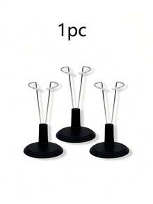 Adjustable Doll Stand For Labubu Small Statue Display Rack Suitable Metal Doll Stand Doll Display Stand Suitable For 4-8 Inch (Approximately 10.2-20.3 Cm) Dolls Keeping Dolls In A Standing Position (Dolls Not Included) Black/White Base Plush Decorations Storage Shelf Doll Holder Display Case - Multicolor - View 14