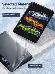 1 件跑车平板电脑保护套和 Kindle 电子书保护套，兼容 iPad 第 10 代、iPad 10.2/Mini6/Mini7/9.7 英寸，兼容三星 Galaxy Tab A9 Plus、Kindle（第 11 代 - 2024 年发布）（6 英寸）、Kindle Paperwhite 第 12 代 2024，很棒的节日礼物，时尚简约的图案。 - 彩色 - 查看 10