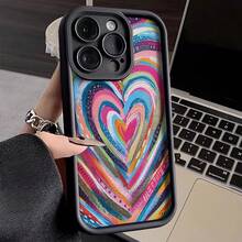 Funda para teléfono compatible con iPhone 17 aire/16/15/14/13/12/11. Profesional máximo 14/15/16 Además, 16E, 12/13mini, X/XS/XR/XSMax, compatible con Samsung Galaxy. A03/A03S/A04/A04E/A05/A05S/A06/A12/A13/A15/A16/A21S/A24/A25/A32/A34/A35/A54/A55, S20/S21/S22/S23/S24 FE/Plus/Ultra, F15, M35/M55, Note20/Note20Ultra Funda para teléfono, carcasa suave de TPU, protección total antideslizante y anti-caída, serie Sky Eye, carcasa suave de TPU, estilo coreano minimalista - Negro - Ver 2