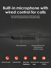 JBL T110 Wired Earphone With 3.5mm Interface For Gaming PC And Cellphone Calling, In-Ear Stereo Earbuds Headset - Red - View 5