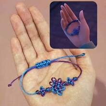 K Pop Witch Hunting Group Witch Hunting Cartoon Anime Products, Girl Bracelets, Gift Accessories, Blue Chinese Knot Bracelets, Friend And Family Accessories, Also Suitable As Halloween Gifts, Christmas Gifts Or Company Gifts. - 彩色 - 查看 6