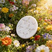 1pc Gray Silicone Mold In Butterfly Shape, Handmade For Clay, Plaster, Resin, Easy Demold And Reusable - Beige - View 4