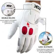 Golf Grip Trainer Glove | Beginner-Friendly Golf Swing Training Aid For Proper Fundamentals | Guide Markings For Right Grip, Position, And Swing | Eliminate Slice & Hook,35024204 - 粉色 - 查看 5