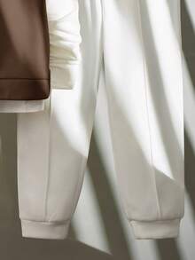 男童三件套：超大字母图案T恤、长袖T恤和运动裤，适合跑步、通勤、上学、休闲、度假、运动以及秋冬季穿着。 - 黃色 - 查看 5