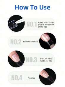 401 Super Strong Nail Glue, Professional Nail Art Use - Quick Drying Invisible, Suitable For Fake Nails, Rhinestones And Jewelry, Universal Nail Art DIY Craft - Multicolor - View 2