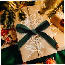 EstiloTendenciaFOMIYES Cinta De Terciopelo Para Cinta Decorativa Multifuncional De Yards Para Manualidades Navidad Color Verde OscuroCalidad PremiumVersióN Mejorada - 1 - Ver 7