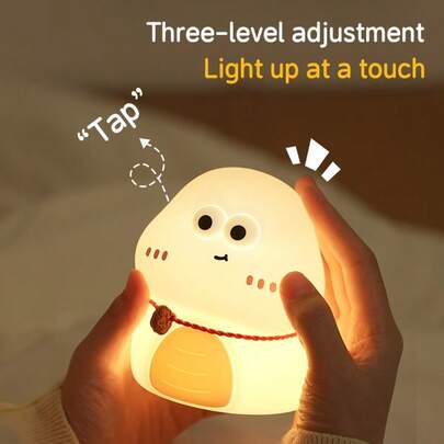 Cute Snake Tap Lamp, Soft Silicone Material LED Touch Light, Rechargeable Dimmable Timer Sleep Light, Portable Room Night Light, Suitable For Bedside, Desk, Room Decor, Friend, Holiday, Birthday Gift