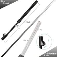 12'' Dual Tire Pressure Gauge, Heavy Duty Truck Tire Gauge Range 10 - 150PSI 1 - 10Bar, Non - Slip Handle And Extended Tube Semi Truck Car RV Van 2pcs - 2pcs - View 4