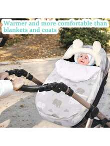 General Motors Safety Seat Covers For Male And Female Babies, A Must-Have Item For Babies In Winter, With A Detachable Zipper Design - Multicolor - View 6