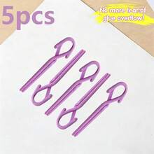 5pcs Nail Care Protector Clips, Polishing Anti-Spill Anti-Staining Protector Clips, Nail Polish Spill Proof Nail Clippers, Nail Polish Applicator Protector, Reusable Nail Protection Covers - Multicolor - View 13