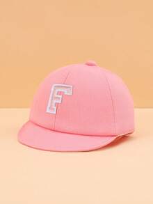1pc Toddler Pink 26 Letter Pattern Soft Brim Baseball Cap, Cute & Fashionable, Lightweight & Soft Sun Protection, Practical Gift, Suitable For Baby Boys & Girls Casual Wear - Pink - View 20