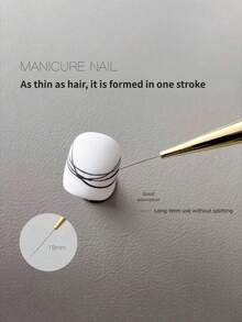精致美甲拉伸笔套装：灰色亚克力棒美甲拉伸笔、花卉美甲笔、加长网格笔、超细美甲拉伸笔、扫笔、专业钩线美甲工具、精致笔尖、复古网格美甲笔（适用于美甲沙龙） - 彩色 - 查看 5