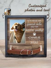 Custom Pet Memorial Gifts And Funeral Announcement Boards - Khaki - View 1