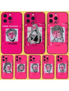 Étui de téléphone Esthétique de l'art David Mona Lisa compatible avec le boîtier de l' 17 Pro, l' 17 Pro Max, l' 17, l' 16 Pro - -2 - Voir 3