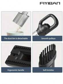 FIYIBAN Powerful Cordless Handheld Vacuum Cleaner Set - Lightweight And Portable Design, Strong Suction Power, Suitable For Home And Car Use, Christmas And New Year Gift - Multicolor - View 11