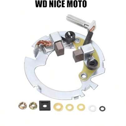  WD NICE MOTO Motorcycle Carbon Brush Accessories Suitable For TRX300/TRX350 Starter Motor Head Carbon Brush Accessories Starter Repair Kit All Terrain Vehicle Starter Motor Brush Repair Kit Replacement