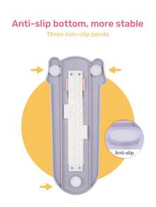 2 In 1 Home Feet & Shoes Measuring Device Up To 6Y, Baby-Loved Animal Shape Feet Length Measurement With Rounded Edges, Precise Easy To Read Markings, Anti-Slip Bottom Design, A Memoir And Keepsake For New Parents - Multicolor - View 4