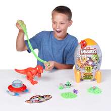 ZURU Smashers Mystery Rocket Egg - 30cm Giant Dino Vs Alien Battle Set With 25+ Surprises, Dinosaur Figure Toy Gift For Boys (Random)