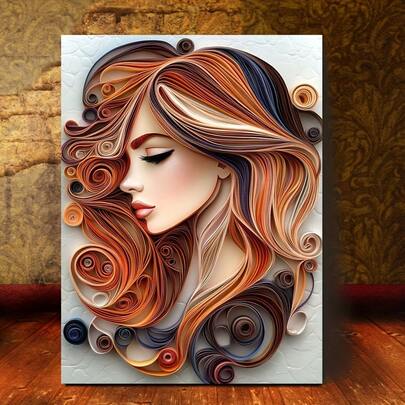 1 pieza Cuadro contemporáneo sin marco para salón de belleza, decoración para dormitorio, sala de estar, decoración de paredes del hogar