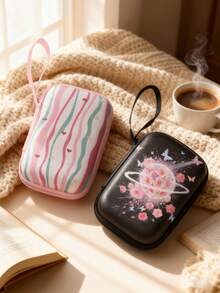 Butterfly Heart Shaped Storage Bag, Can Hold Cables, USB Data Cables, SD Cards, Hard Drives, Mice, Bluetooth Earphones And More - Multicolor - View 6