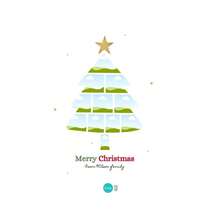 Personalized Christmas Tree Photo Collage - Custom Holiday Wall Art (Digital File) - Multicolor - View 13