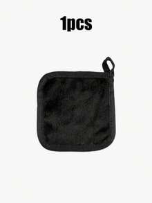 Bộ 12/6/1 miếng bông tẩy trang tái sử dụng có viền, khăn tẩy trang dịu nhẹ, khăn làm sạch và chăm sóc da mặt mềm mại, khăn nhỏ thấm hút tốt, khăn lau mặt, khăn tẩy trang tiện dụng, quà tặng ngày Valentine thích hợp cho bạn gái, vợ và mẹ. - màu đen - Xem 7