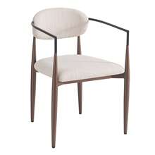 Quality Linens (4), Dining Chairs, Makeup Chairs, Lightweight, Modern Minimalist Luxury, Ergonomic, Adjustable Feet - Beige - View 4