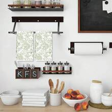 2-Pack Vintage Floral Kitchen Towels, Lightweight Polyester Hand Towels With Elegant Flower & Bird Design, 23.6x15.7 Inch, Machine Washable For Cooking, Baking, And Party Decor, Kitchen Essentials | Holiday Decorative Towels | Machine Washable Towels, Dish Towels - Nhiều màu - Xem 2