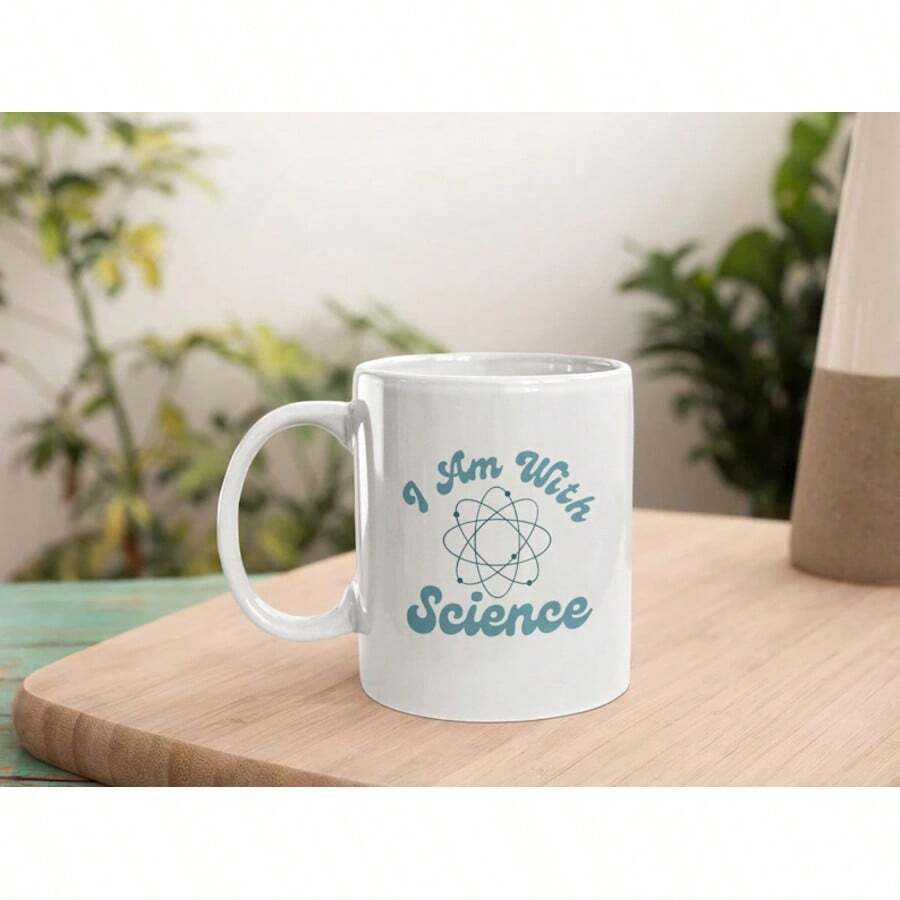 1pc - Science Teacher Mug: Funny Physics Student Gift - White - View 1
