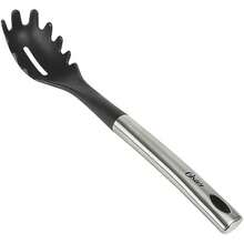 Oster Baldwyn - Espátula de nailon de 33 cm, color negro con mango de acero inoxidable(Spaghetti Server Acero inoxidable) - Multicolor - Ver 1