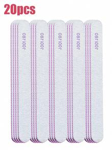 50支装指甲锉，双面指甲抛光器，专业美甲护理工具，适用于DIY指甲修型、打磨、抛光，适合女性手指甲和脚趾甲，是居家和美甲沙龙的理想之选，美甲用品