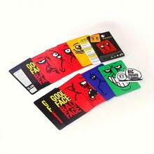 Good Face Bad Face Party Game – 14+ Age Group 2-5 Player Card Game, 7x10cm/2.75x3.9in Portable Adult Tabletop Game For Game Nights & Casual Gatherings, Humorous Social Interaction Game For Lighthearted Group Fun - Multicolor - View 2