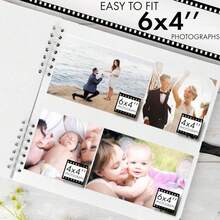 Bstorify Scrapbook Album 60 Pages (8 X 8 Inch) Brown Thick 200gsm Kraft Paper, Photo Album Scrapbook, Memory Book - Ideal For Your Scrapbooking Albums Art &Amp; Craft Projects - ColorG - View 4