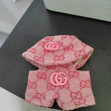 1pc Clothing Only] Plush Doll Outfit Set, Korean Party Costume Cool