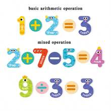 Książka z magnetycznymi łamigłówkami Montessori z literami i cyframi, kolorowe litery alfabetu od 0 do 9, zabawki dopasowujące kształty zwierząt dla dzieci w wieku 3-6 lat, magnetyczne zabawki edukacyjne z literami, puzzle edukacyjne dla przedszkolaków, zabawki rozwijające małą motorykę, zabawki podróżne, magnesy na lodówkę, prezenty urodzinowe i świąteczne - Wielokolorowe - Zobacz 7