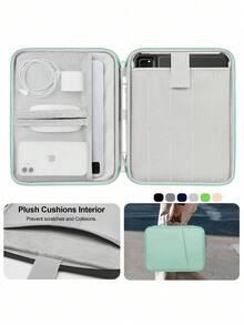 9-11 13 Inch Tablet Carrying Case Compatible With IPad A16 2025 Air 13 Inch Padded Protective Travel Sleeve Bag For IPad Pro 11 10.9 10th Gen Air 5/4th Gen Galaxy Tab S9/S8 - Black - View 8