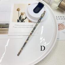 1pc Women's Fashion Minimalist Elegant Acrylic Hair Clip, Suitable For Daily Wear Hair Bun Hair Pin Hair Bun Maker Bun Hair Piece Hair Styling Pins, School Stuff, Hair Accerssories - 彩色 - 查看 11