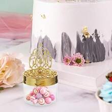 20个带盖糖果盒 - 斋月和开斋节糖果盒，适用于伊斯兰派对装饰、婚礼回礼、礼品盒、收纳和派对用途 - 彩色 - 查看 7