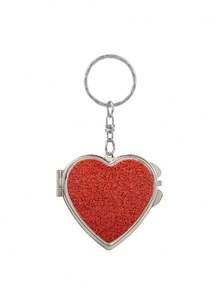 Endless Love DIY Keychain Makeup Mirror - Heart, Round, Square, Oval Shapes Available, Ideal Gift For Mom, Aunt, Grandma, Daughter, Niece, Sister, Bride, Bridesmaid. Perfect For Holidays, Birthdays, Weddings, Mother's Day, Valentine's Day And More Occasions. - Multicolor - View 6