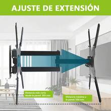 [LINK BITS] Soporte De Tv 14 A 55 Base Para Pantallas De Hasta 18 Kg adaptarse a la mayoría de los televisores de 14 Pulgadas/20 Pulgadas/32 Pulgadas/42 Pulgadas/55 pulgadas - Negro - Ver 6