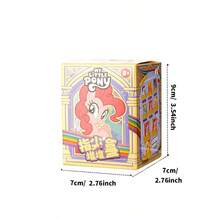 Miniso 1 mô hình đồ chơi xếp chồng ngón tay My Little Pony, thiết kế nhân vật, hộp trưng bày trong suốt, chất liệu PVC, có thể xếp chồng, lý tưởng để trang trí bàn làm việc và bộ sưu tập My Little Pony (Giao hàng ngẫu nhiên 1 cái) - Nhiều màu - Xem 9
