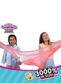 ZURU Oosh Slime Cotton Candy Cuties Series 2 Scented, Squishy, Fluffy, Soft, Stretchy, Stress Relief, Party Favors, Non-Stick With Collectible Cutie Slow Rise Toy (Random)