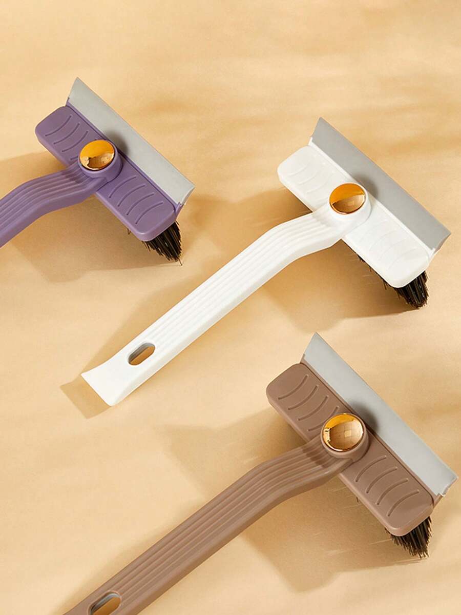 1pc Multi-Functional Cleaning Brush, 360 Degree Rotating Crevice Brush, Tile & Grout Cleaning Brush, Tile Grout Scrub Brush - Multicolor - View 1