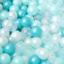 100个加厚软塑料防压球，直径2.16英寸/5.5厘米，适合幼儿玩耍，可用于球池、儿童泳池水上玩具、游戏帐篷、生日派对、游乐场游戏、泳池装饰等场合，也是馈赠佳品。 - 彩色 - 查看 22