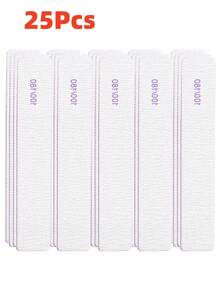 50支装指甲锉，双面指甲抛光器，专业美甲护理工具，适用于DIY指甲修型、打磨、抛光，适合女性手指甲和脚趾甲，是居家和美甲沙龙的理想之选，美甲用品