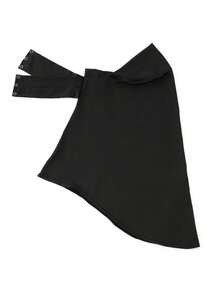 1 buc. Șapcă musulmană simplă cu nasturi pentru femei, culoare solidă, subțire și elastică reglabilă, șapcă hijab sport, potrivită pentru toate anotimpurile