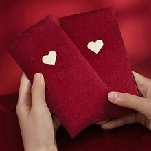 8Pcs High Quality New Year Red Envelope With Exquisite Love Patterns, Available In Three Colors - Perfect For Valentine's Day/Wedding Anniversary/New Year/Birthday, Holiday Money Holder, Festive Gift, Stylish Packaging, Decorative Envelopes - Multicolor - View 5